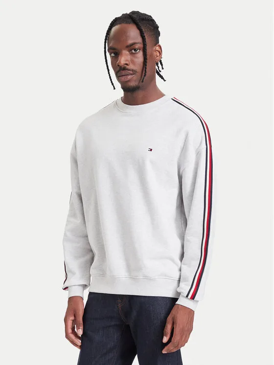 Мъжки суитшърт Tommy Hilfiger UM0UM03943 светлосив – Мъжки суитшърти без цип