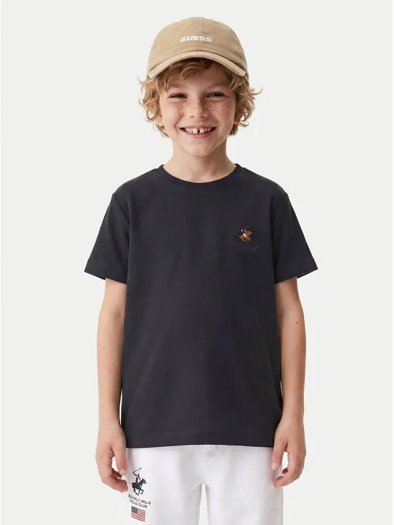 Beverly Hills Polo Club Тишърт P-SS26B-TS0131 Тъмносин Regular Fit – Мъжки тениски