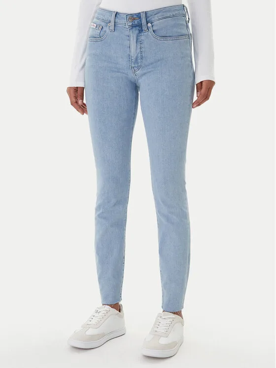 Calvin Klein Jeans Дънки LV047E617G Син Skinny Fit – Дамски skinny дънки