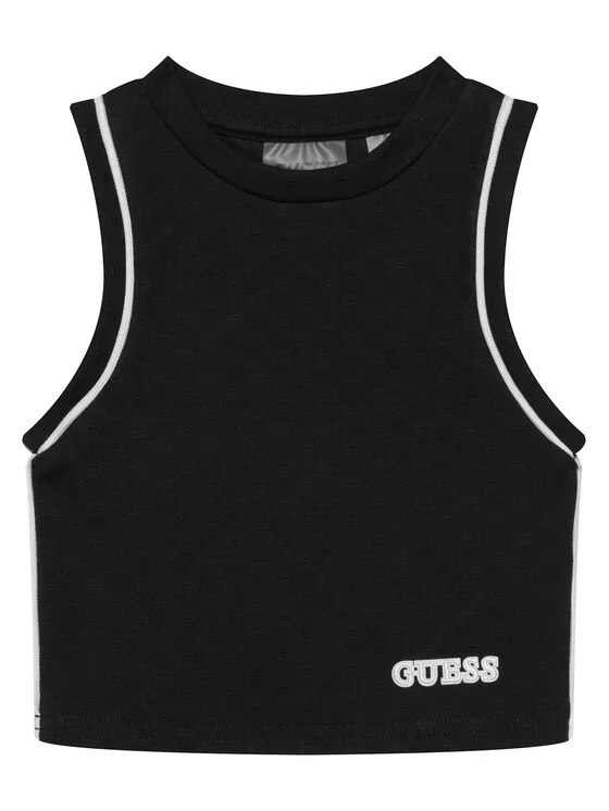 Guess топ J6GI37 KF972 Черен Slim Fit – Детски топове