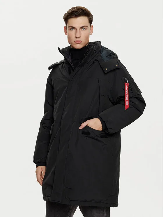 Мъжко зимно яке Alpha Industries 148124 черно – Черен – Мъжки зимни якета