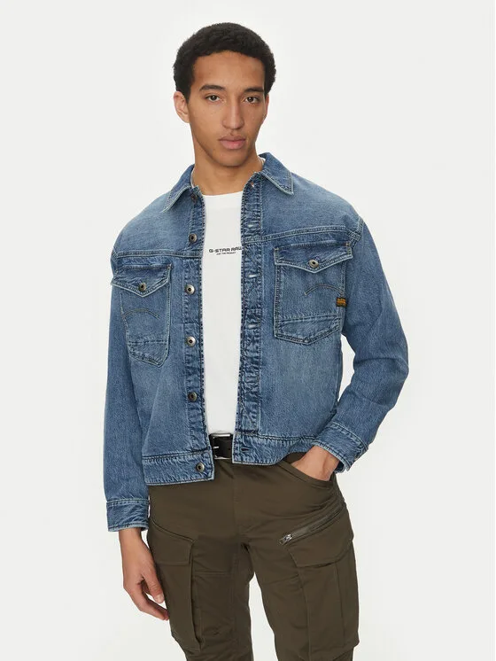 G-Star Raw Дънково яке Dakota D23593-D536 H152 Син Regular Fit – Мъжки дънкови якета