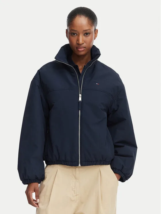 Tommy Jeans Преходно яке DW0DW22908 Тъмносин Regular Fit – Дамски преходни якета