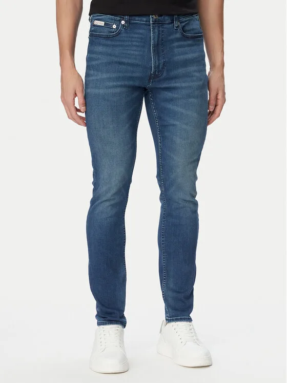 Calvin Klein Jeans Дънки LV04RG794G Син Skinny Fit – Мъжки skinny дънки