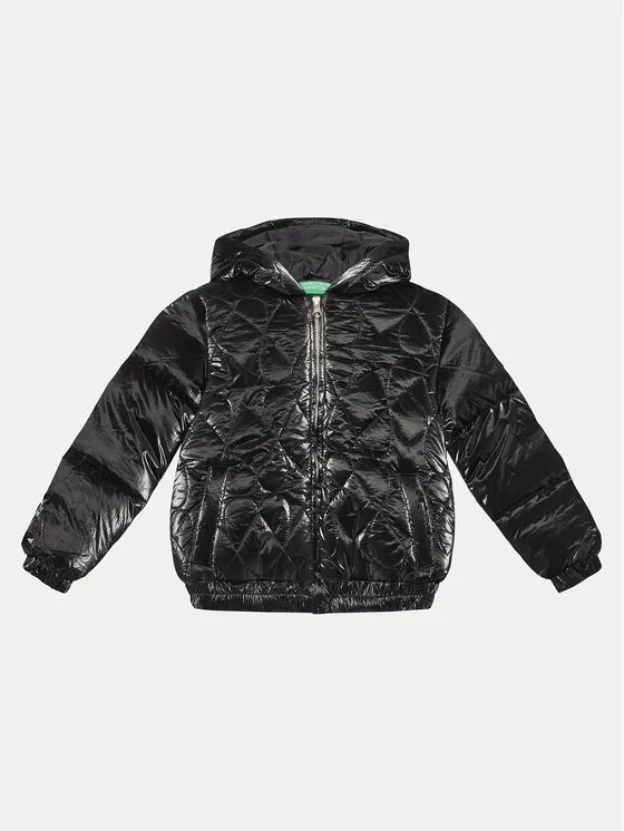 United Colors Of Benetton Зимно яке 27WYCN05A Черен Regular Fit – Дамски зимни якета