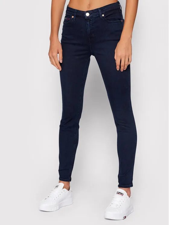 Tommy Jeans Дънки Nora DW0DW09209 Тъмносин Skinny Fit – Дамски skinny дънки