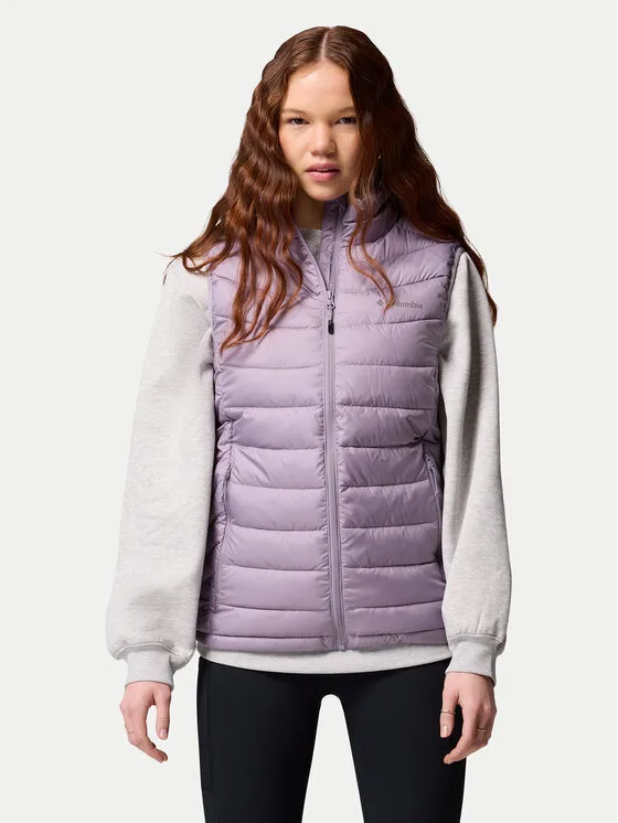 Columbia Жилетка за костюм Powder Lite™ II 2089561 Виолетов Active Fit – Дамски елеци