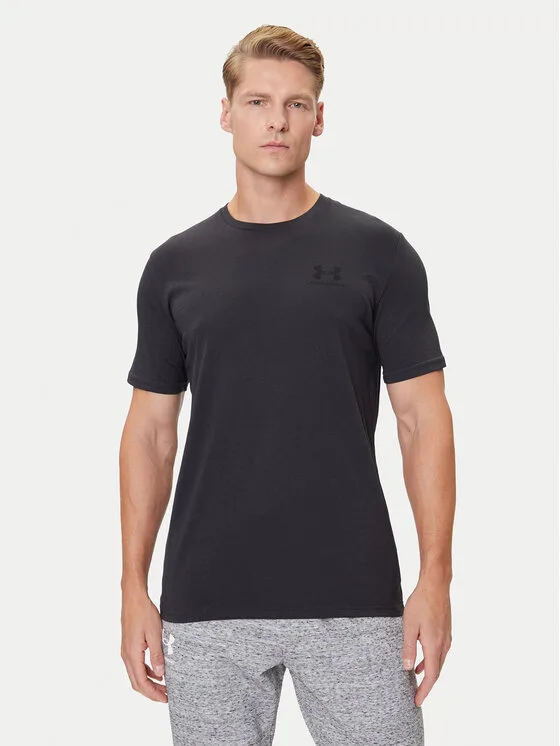 Under Armour Тишърт 1326799 Черен Loose Fit – Мъжки тениски