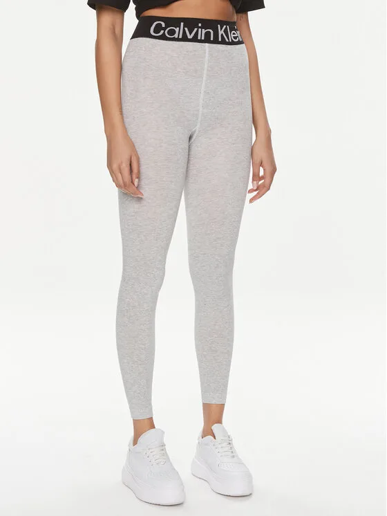 Дамска пижама Calvin Klein сива – Дамски пижами