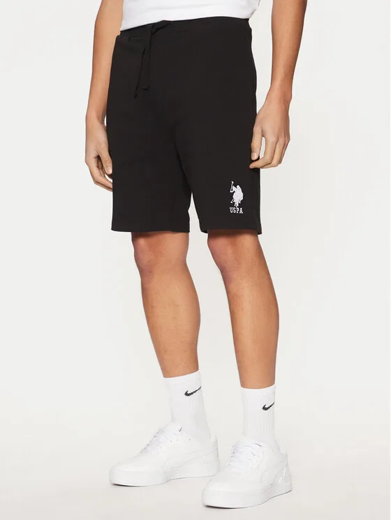 U.S. Polo Assn. Спортни шорти MUP3355 Черен Regular Fit – Мъжки спортни къси панталони