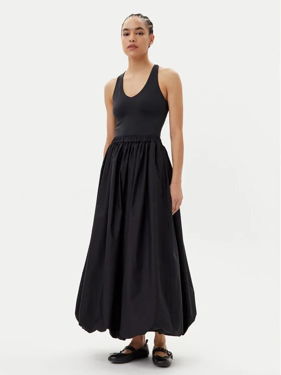 PINKO Макси пола Johnny 105214 A2LD Черен Regular Fit – Дамски макси поли