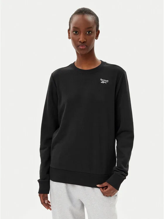 Reebok Суитшърт 100012552 139-18-00 Черен Regular Fit – Дамски суитшърти без цип