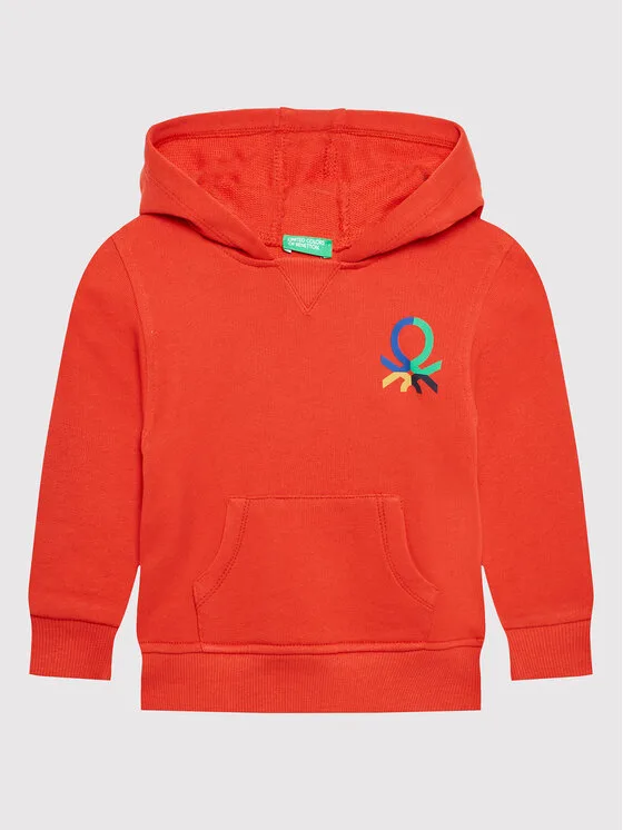 United Colors Of Benetton Суитшърт 3J70G500R Червен Regular Fit – Мъжки суитшърти без цип