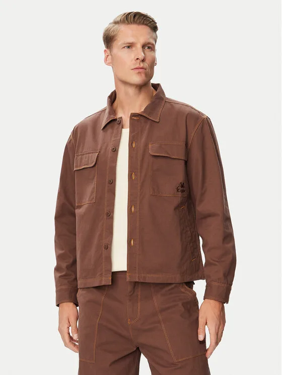 Kappa Дънково яке 37265GW Кафяв Comfort Fit – Мъжки дънкови якета
