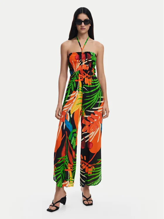 Desigual Гащеризон Bahamas 25SWMW03 Цветен Regular Fit – Дамски гащеризони