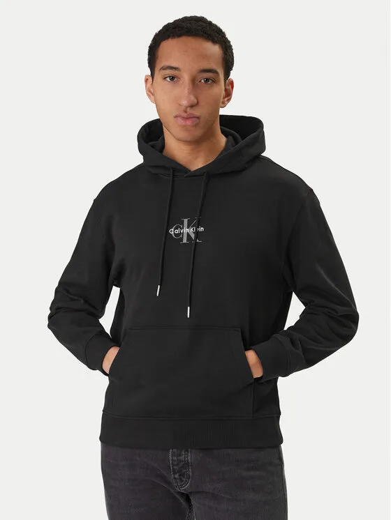 Мъжки суитшърт Calvin Klein Jeans LV04RD243G черен – Мъжки суитшърти без цип