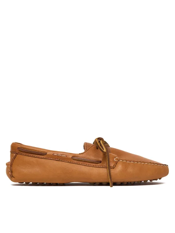 Дамски мокасини Polo Ralph Lauren 818963430003 кафяви