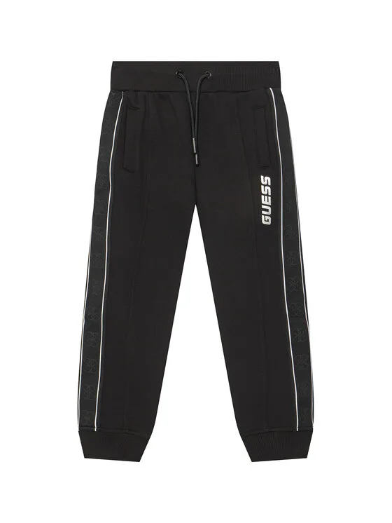 Guess Долнище анцуг L5GQ13 KB3P2 Черен Regular Fit – Мъжки спортни панталони