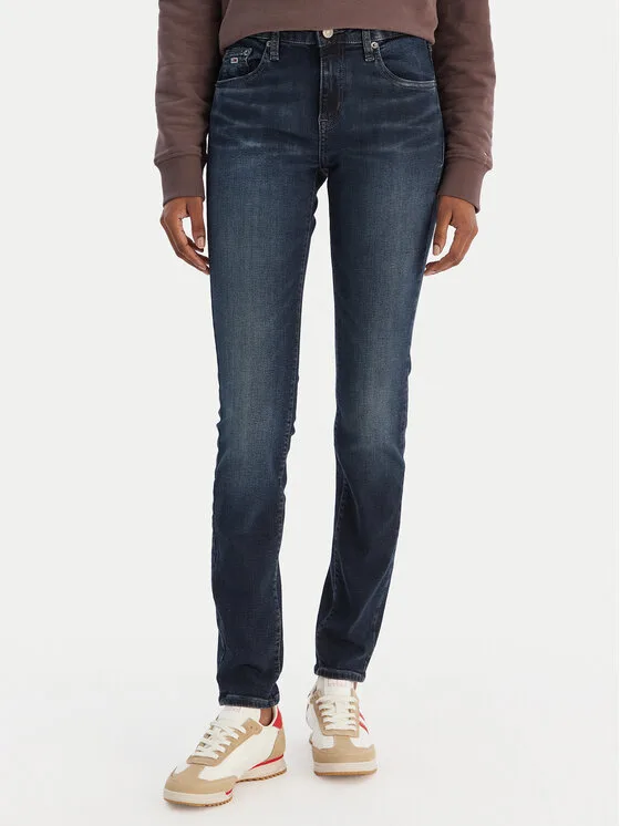 Дамски дънки Tommy Jeans Sophie DW0DW21387 тъмносини – Дамски skinny дънки