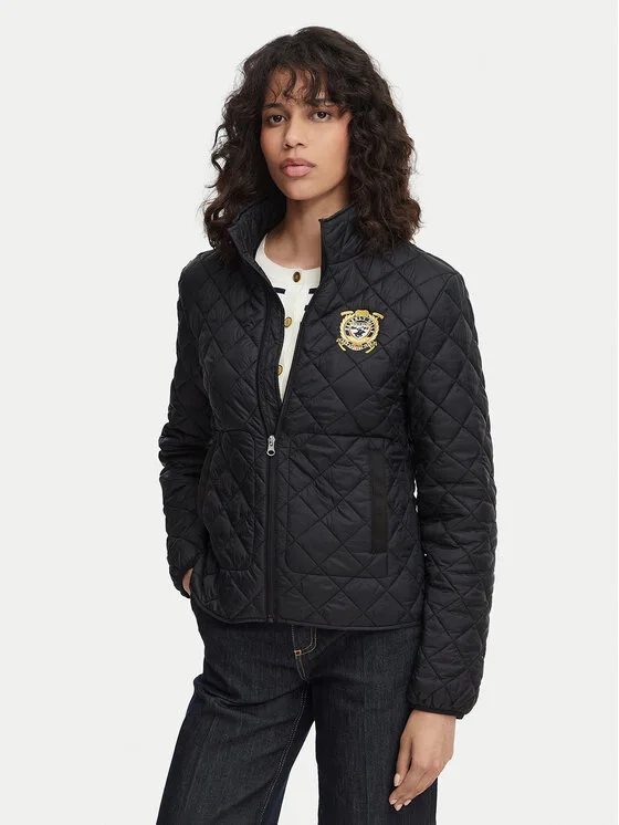 Beverly Hills Polo Club Преходно яке P-SS26W-JK0280-0499 Черен Regular Fit – Дамски преходни якета