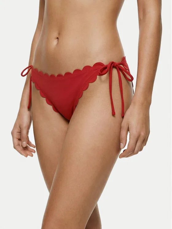 HUGO Долнище на бански Original 50555675 Червен Regular Fit – Дамски бикини бански