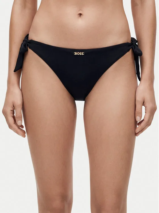 BOSS Долнище на бански 50561265 Черен Regular Fit – Дамски бикини бански