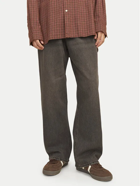 Jack & Jones Дънки Ron Original 12270068 Черен Baggy Fit – Мъжки loose дънки