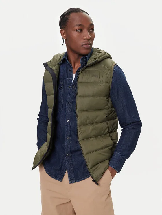 Robe di Kappa Елек Jobert 67128GW 202 Зелен Regular Fit – Мъжки елеци