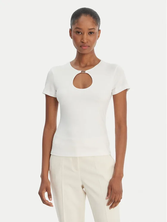 Rinascimento Блуза CFC0128635003 Бял Regular Fit – Дамски блузи