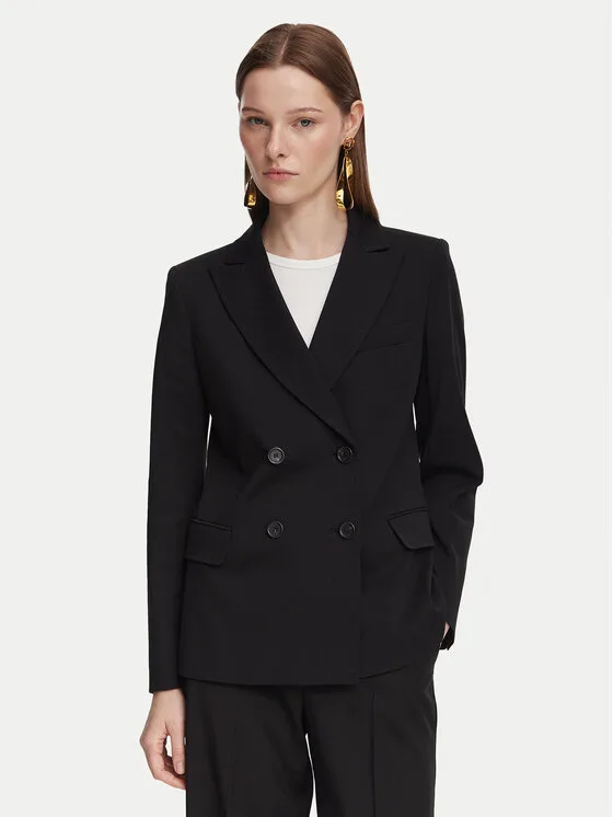 Weekend Max Mara Сако Colibri 2625916021 Черен Regular Fit – Дамски сака и жакети