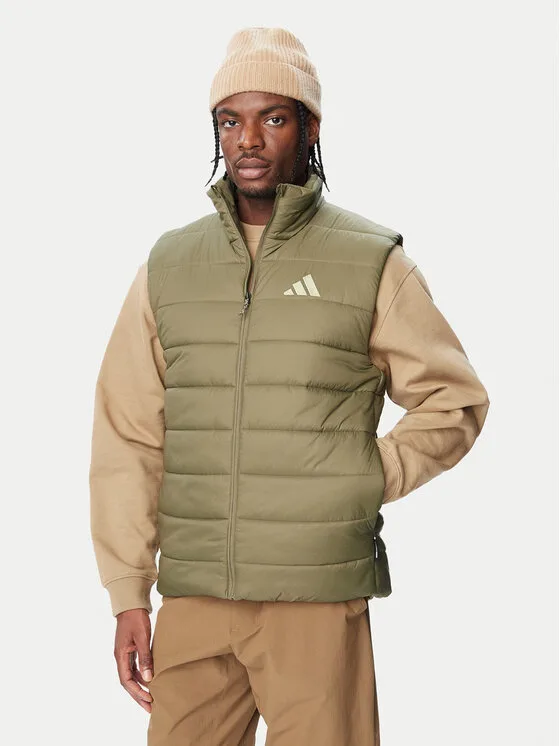 Мъжки елек adidas Terrex Essentials Climawarm Padded каки – Мъжки елеци