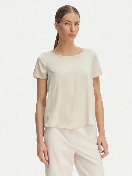 Rinascimento Блуза CFC0127880003 Бежов Regular Fit – Дамски блузи