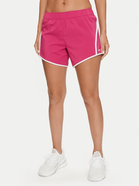 Reebok Спортни шорти Id Train Woven Short 100035795 Розов Regular Fit – Дамски спортни дрехи