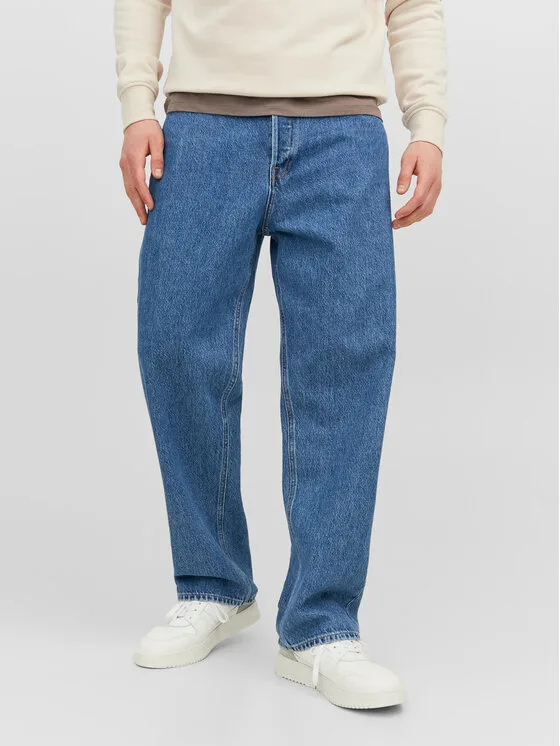 Jack & Jones Дънки Alex 12236078 Син Baggy Fit – Мъжки loose дънки