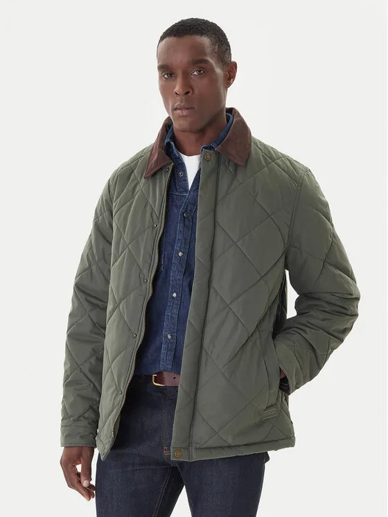 Hunter Преходно яке Ardwell HARM0003252 Зелен Regular Fit – Мъжки преходни якета