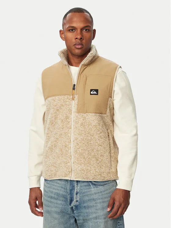 Мъжки елек Quiksilver бежов – Мъжки елеци