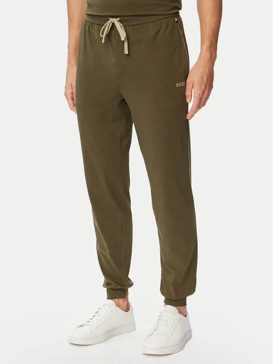 BOSS Долнище анцуг Mix&Match 50515305 Каки Regular Fit – Мъжки спортни панталони