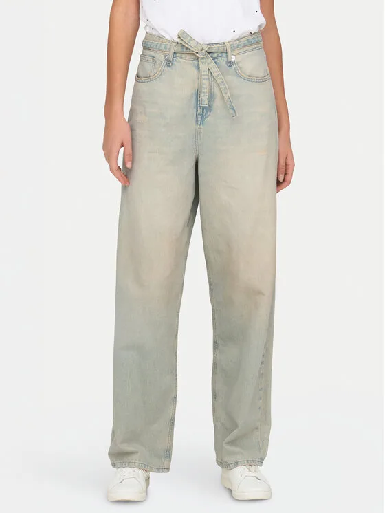 ONLY Дънки Venice 15341025 Син Baggy Fit – Дамски boyfriend дънки