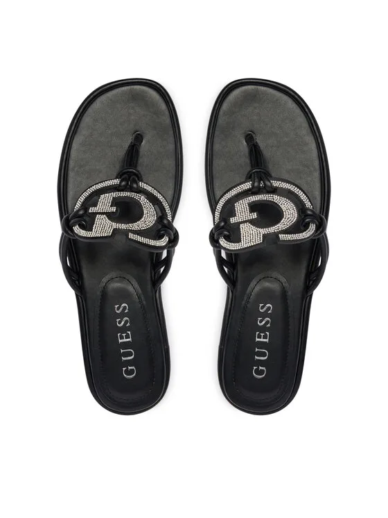Дамски джапанки Guess FLJSM2 SAT21 черни – Черен