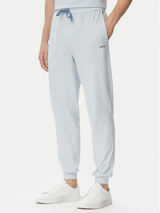 BOSS Долнище анцуг Mix&Match 50515305 Светлосин Regular Fit – Мъжки спортни панталони