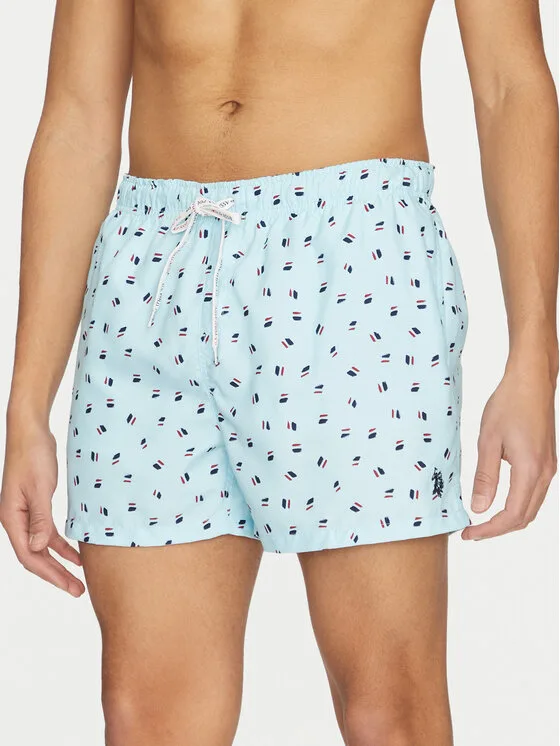 U.S. Polo Assn. Плувни шорти MUP2436 Светлосиньо Regular Fit – Мъжки бански
