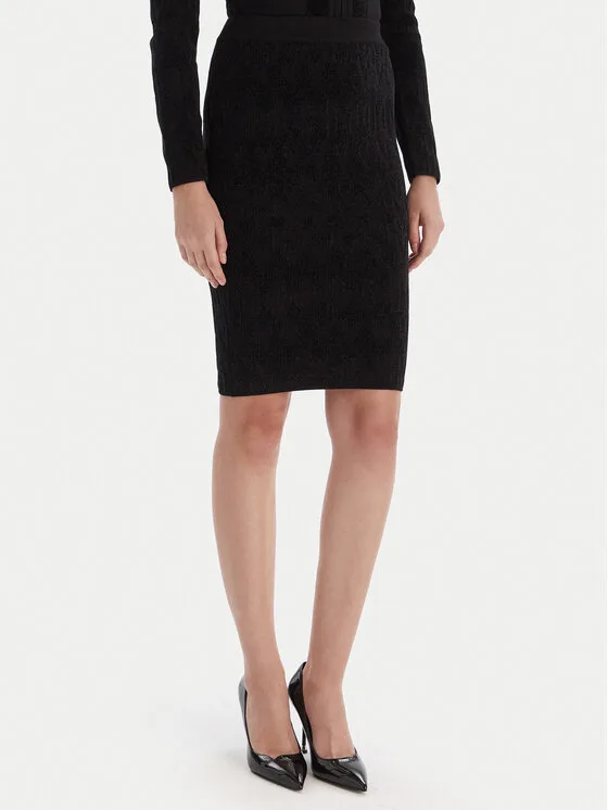 Marciano Guess Пола тип молив 5BGD00 5661Z Черен Slim Fit – Дамски поли тип молив