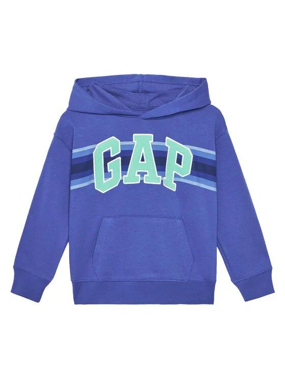 Gap Суитшърт 743971-03 Син Regular Fit – Мъжки суитшърти без цип