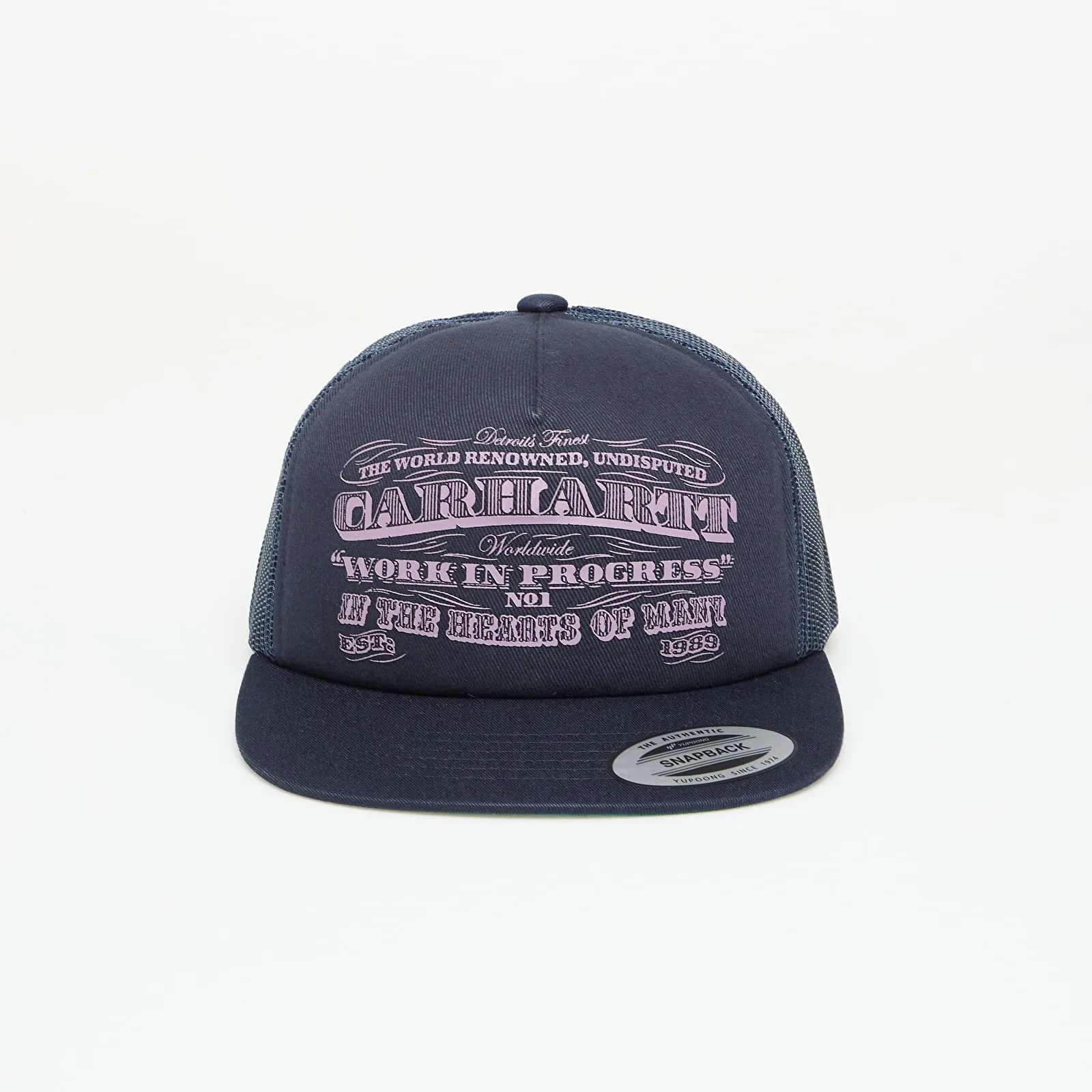 Мъжка шапка с козирка Carhartt WIP 3 One Trucker – Deep Night – Шапки с козирка