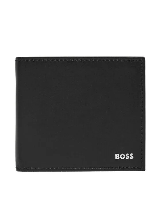 Мъжко портмоне BOSS 50546152 черно – Черен – Мъжки портмонета