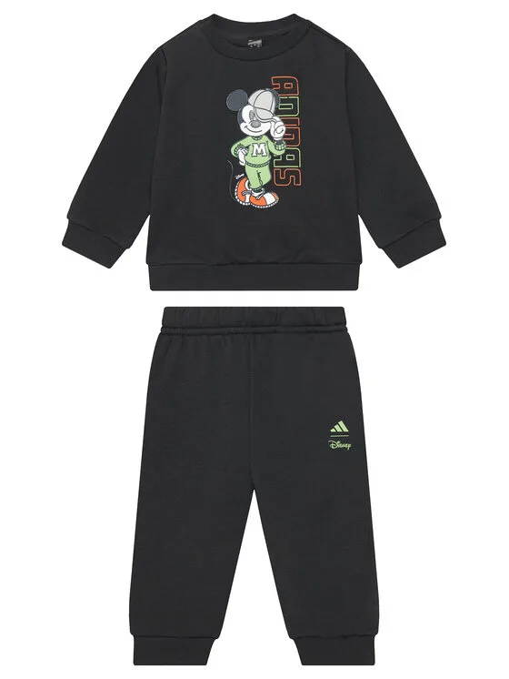 adidas Анцуг Disney Mickey Mouse JY3471 Черен Regular Fit – Детски комплекти
