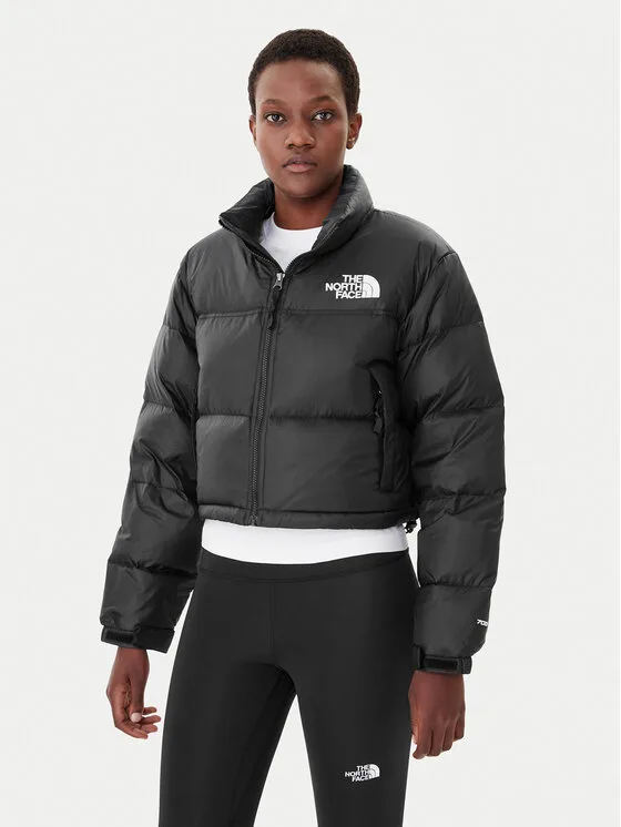 The North Face Пухено яке Nuptse NF0A5GGE Черен Regular Fit – Дамски пухени якета