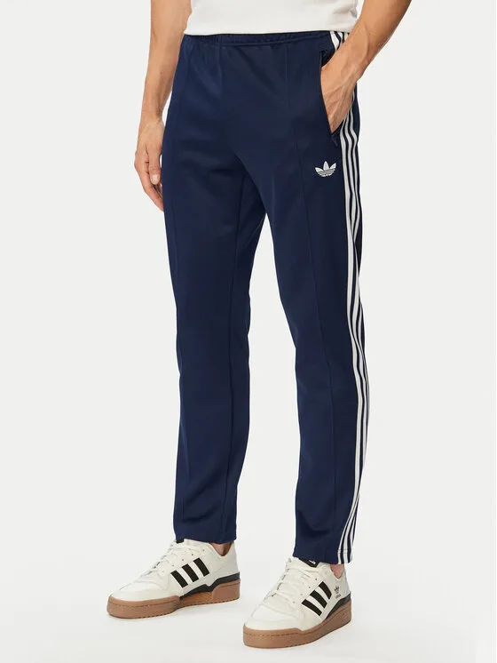 Мъжки спортен панталон adidas Beckenbauer Track тъмносин – Мъжки спортни панталони