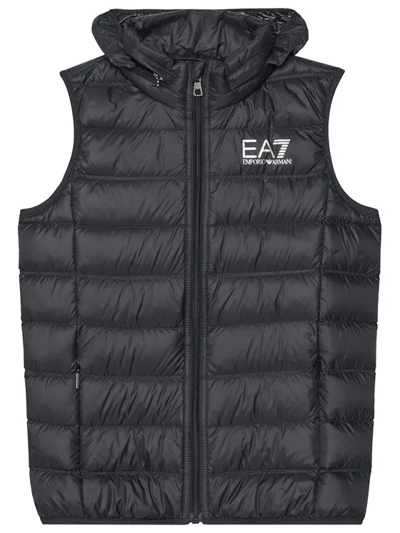 EA7 Emporio Armani Елек 7B000034 AF12477 UC001 Черен Regular Fit – Мъжки елеци