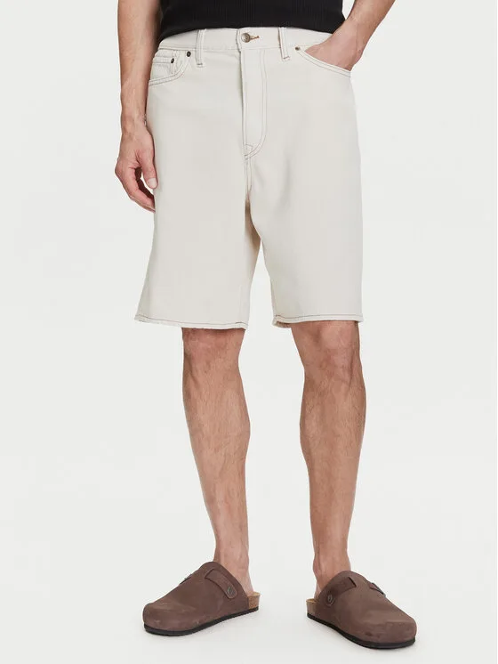 Gap Дънкови шорти 781609 Бежов Loose Fit – Мъжки дънкови шорти